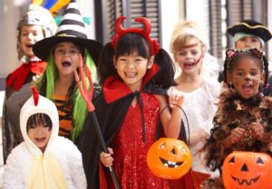Glendale Halloween: children dressed up in halloween costumes