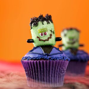 Halloween Cupcakes Cup Cakes Desserts Frankenstein