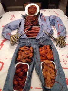 glendalehalloween : Halloween Food Dinner Skeleton