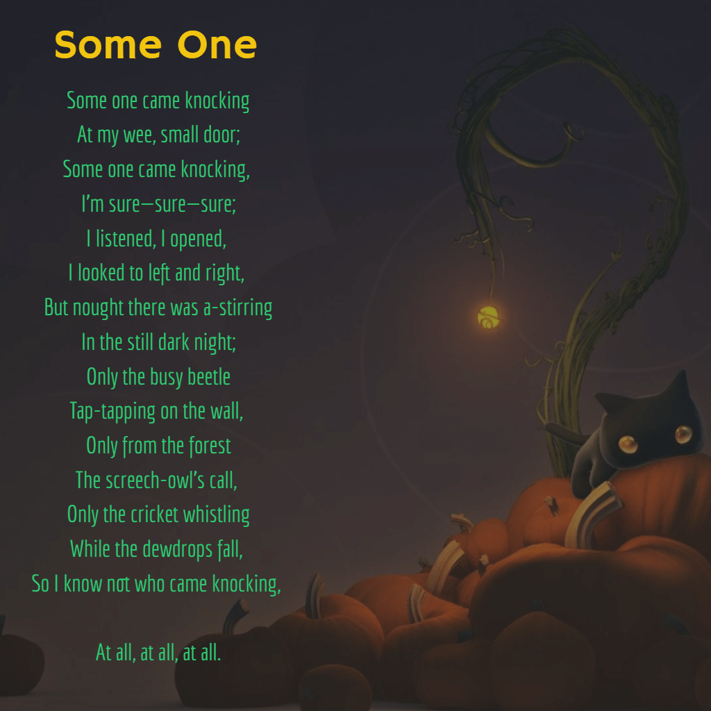 Halloween Poems 1