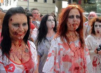 glendalehalloween : Zombie Makeup