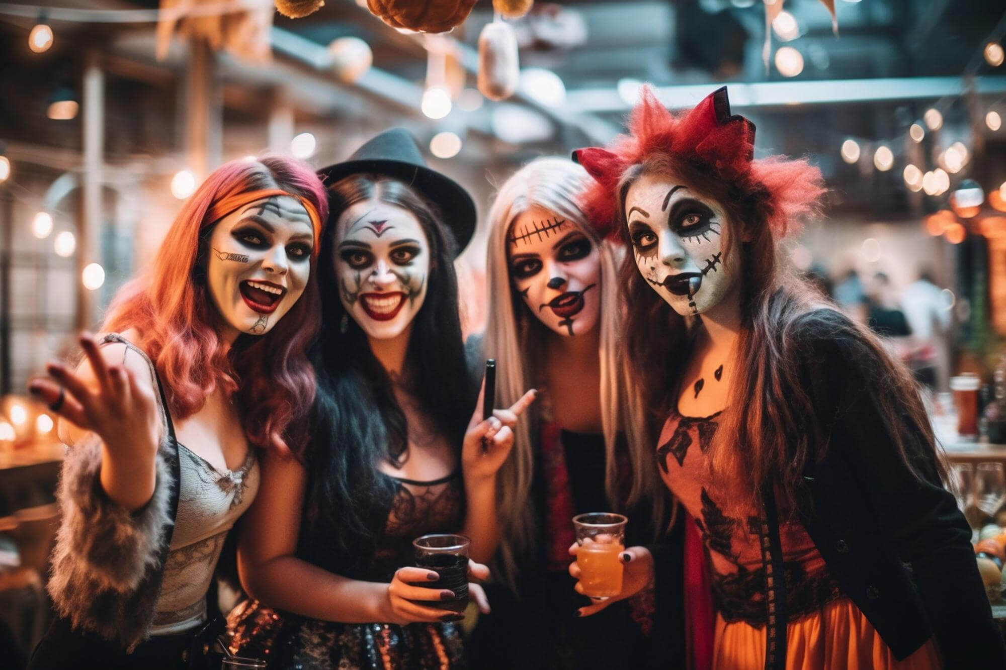 Glendale Halloween women in spooky Halloween costumes Glendale Halloween