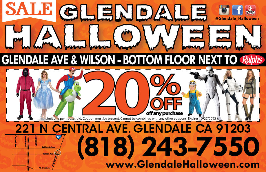 Coupons | Glendale Halloween Costume Store
