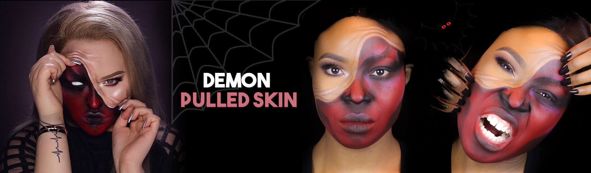 Glendale Halloween : Demon-Pulled-Skin
