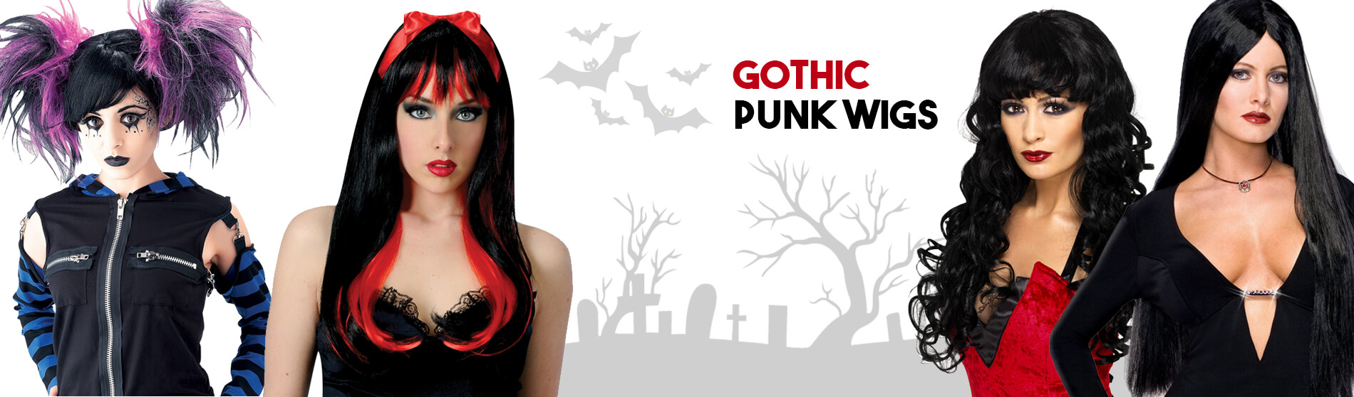 Glendale Halloween : Gothic-Punk-Wigs
