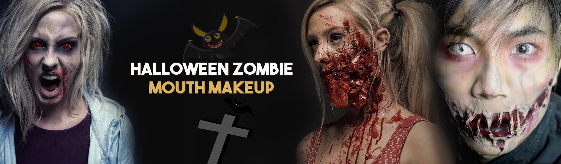 Glendale Halloween : Halloween-Zombie-Mouth-Makeup