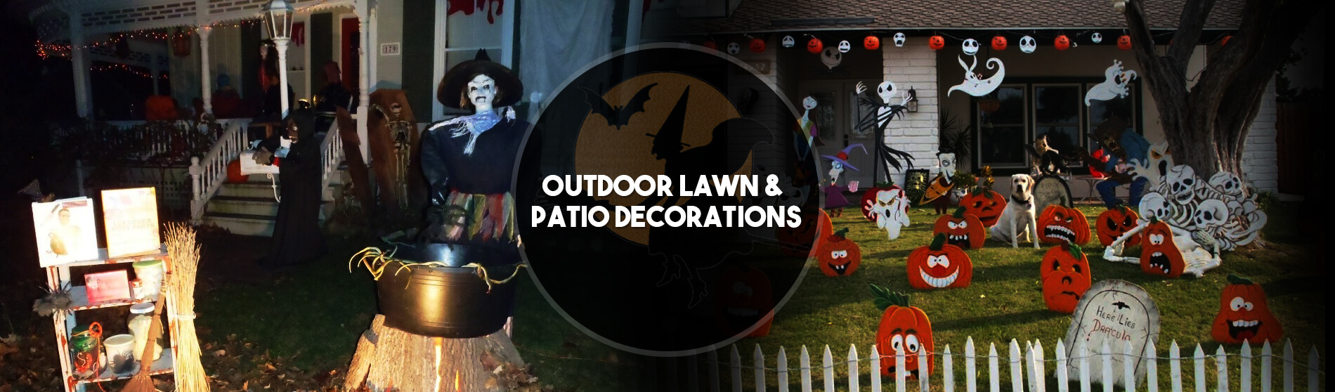 Glendale Halloween : Outdoor-Lawn-Patio-Decorations