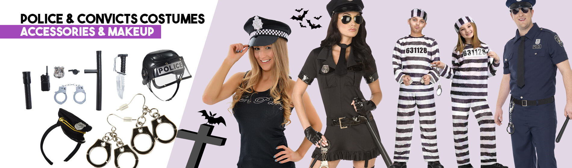 Glendale Halloween : Police-Convicts-Costume-Accessories