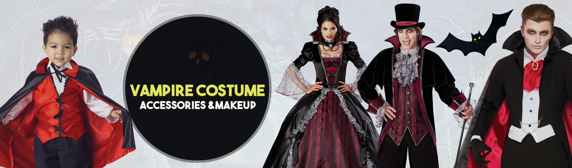 Glendale Halloween : Vampire-Costume-Accessories-Makeup