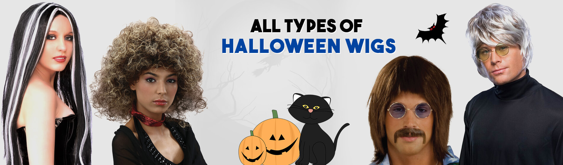 Glendale Halloween : All Types Of Halloween Wigs