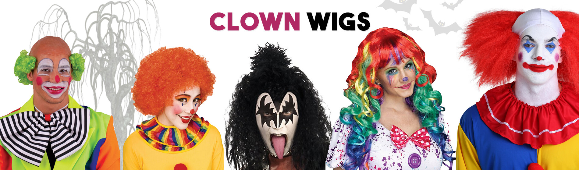 Glendale Halloween : Clown-Wigs