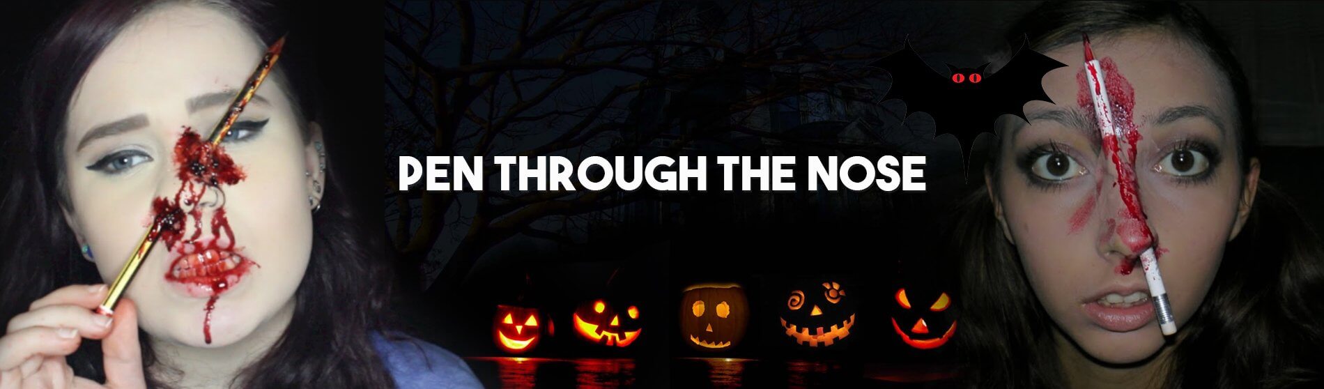 Glendale Halloween : Pen-Through-The-Nose
