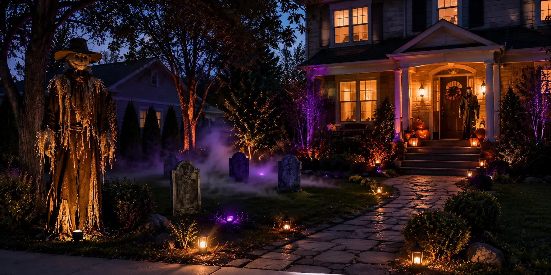 Scary Halloween Display