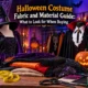 Halloween Costume Fabric and Material Guide