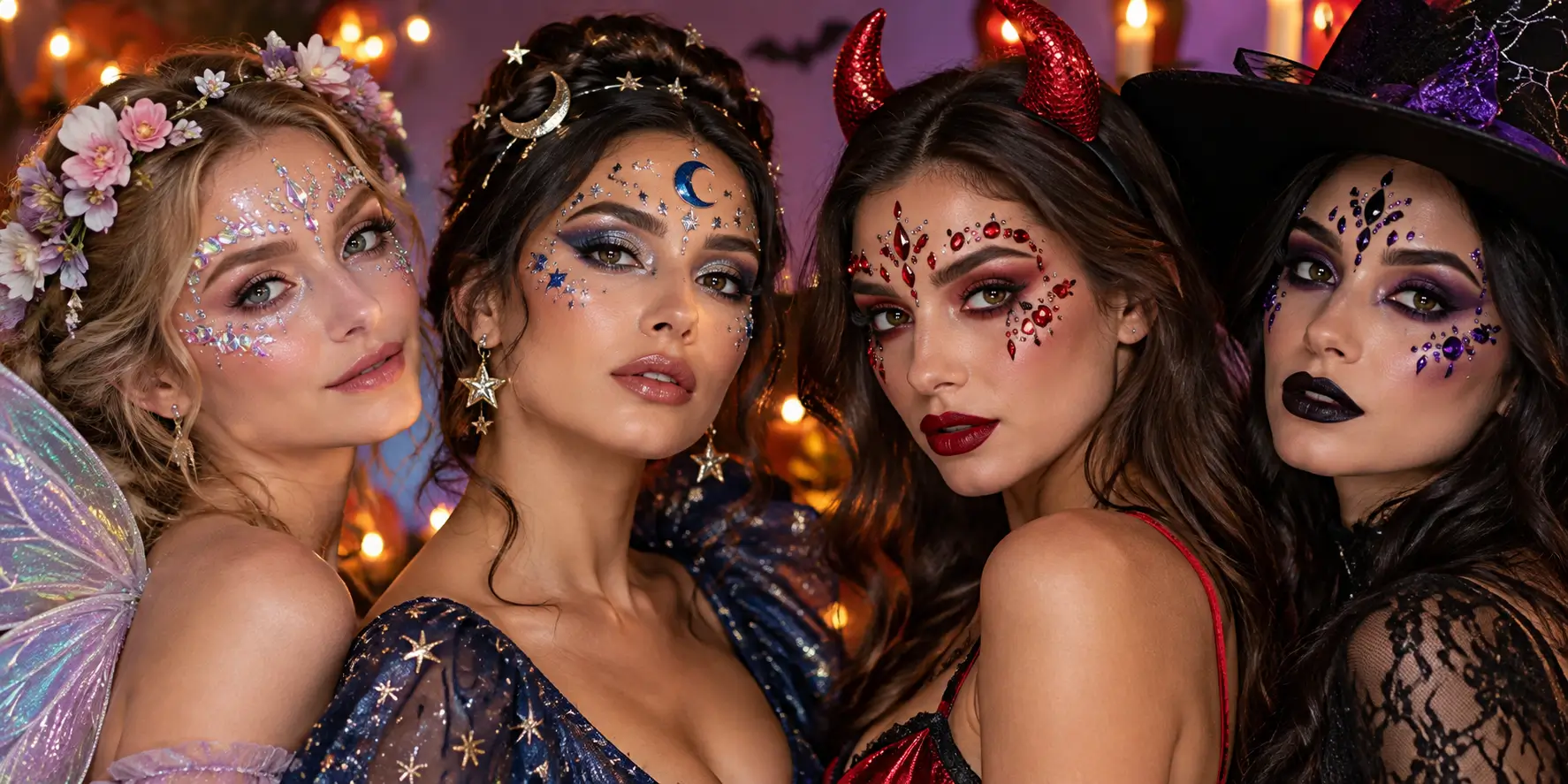 Match Face Gems to Your Costume Match Face Gems to Your Costume