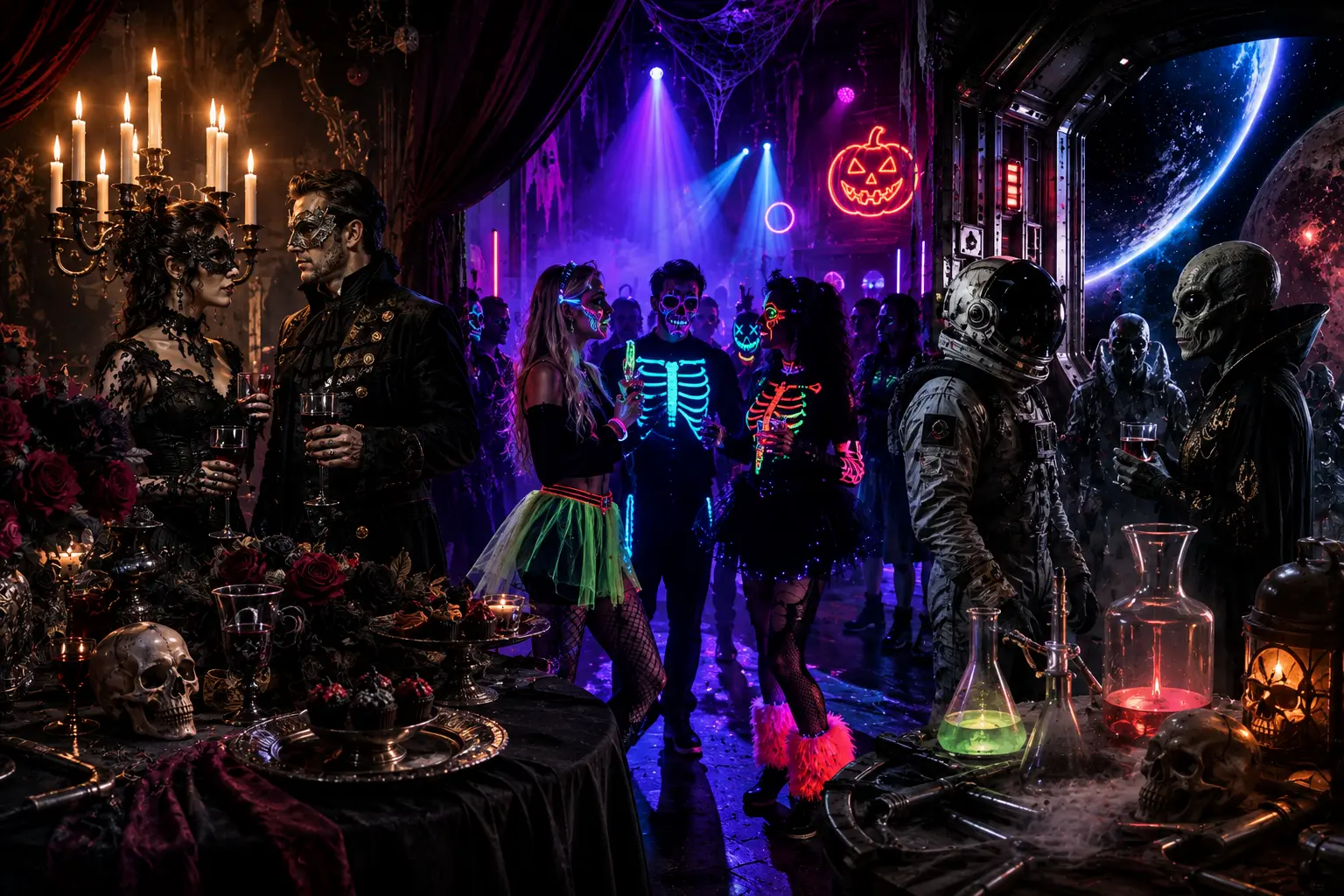 Neon Halloween Party Neon Halloween Party