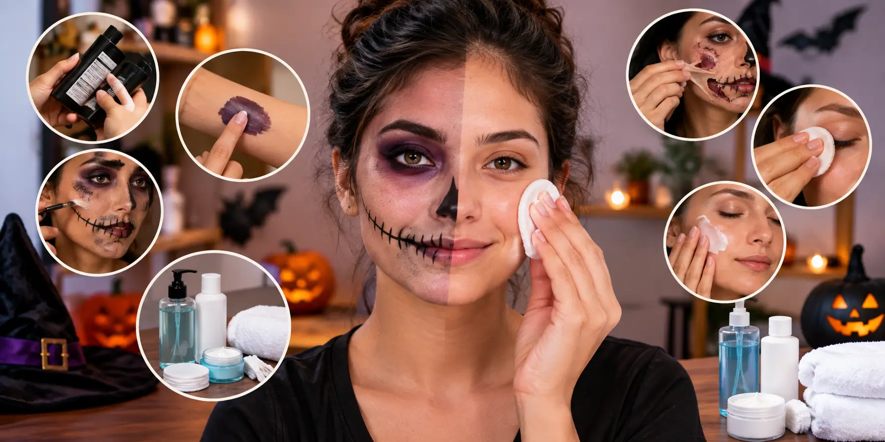 Make Halloween Makeup Easier to Remove Before Applying It Make Halloween Makeup Easier to Remove Before Applying It