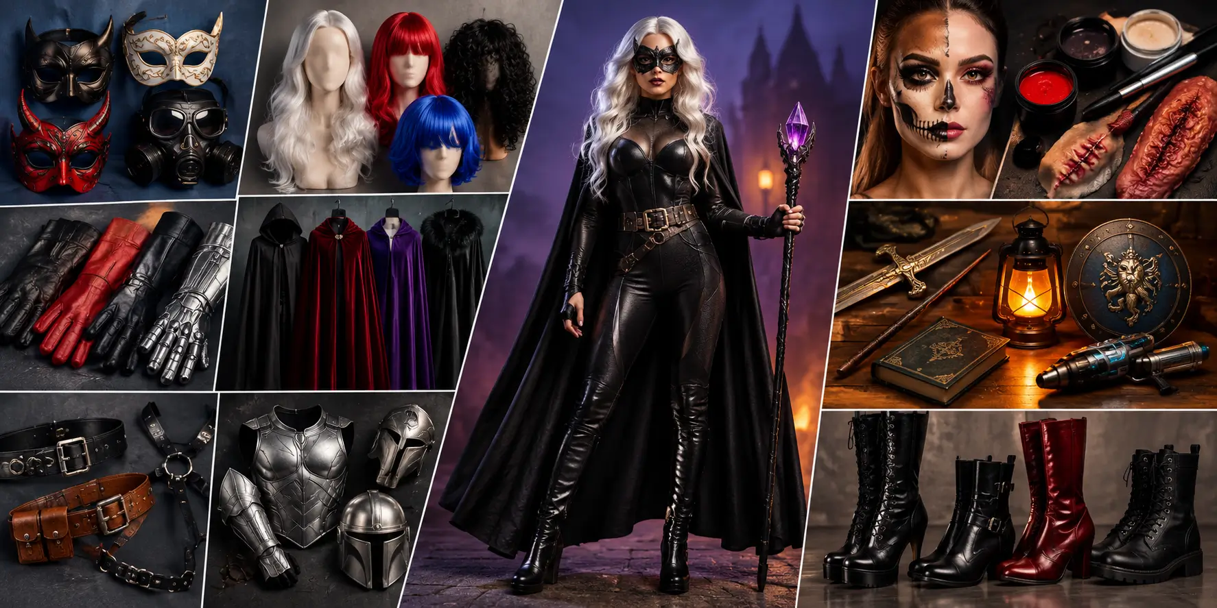 Accessories Complete a Bodysuit-Based Costume Accessories Complete a Bodysuit-Based Costume
